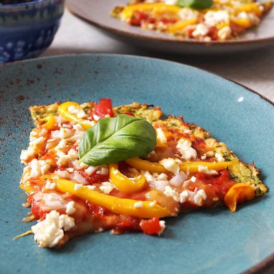 Courgette Crusted Pizza