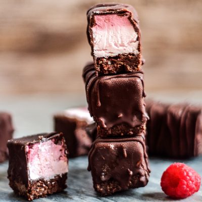 Dark Chocolate Raspberry Bars