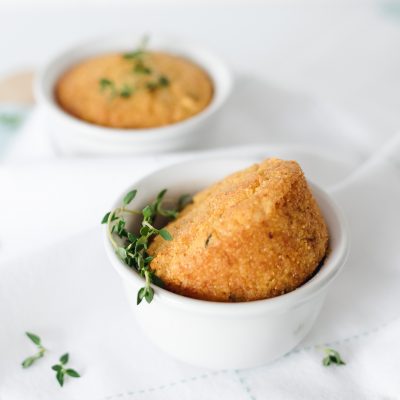 Thyme and Polenta Muffins