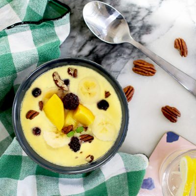 Mango and Banana Smoothie Bowl