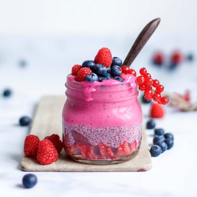 Pitaya Pudding Parfait